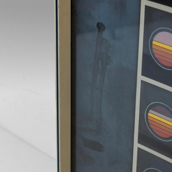 Image 1 of 1x 1970s Italian modern art lithograph poster created by Angela Trapani