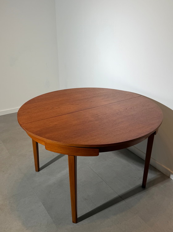 Tavolo da pranzo rotondo allungabile G-Plan in teak – Tavoli da pranzo, Wood (photo 3 of 7)