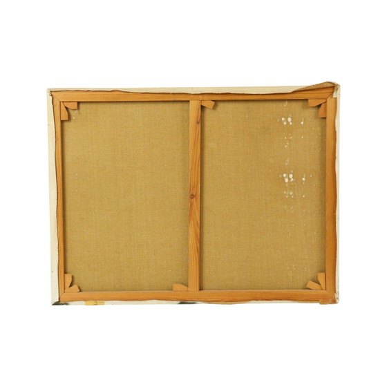 Image 1 of Groot Vintage Schilderij Bomen