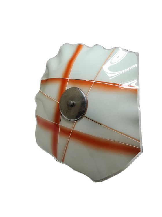 Kroonluchter in postmoderne stijl, Polen, jaren 1960 – Glass, Metal (photo 2 of 10)
