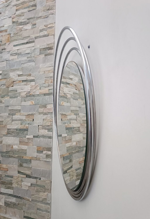 Miroir design space age Italie 1970s