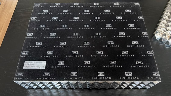 Image 1 of Eichholtz Luxe box Vivienne maat Large Zilver, 40x30x10 cm
