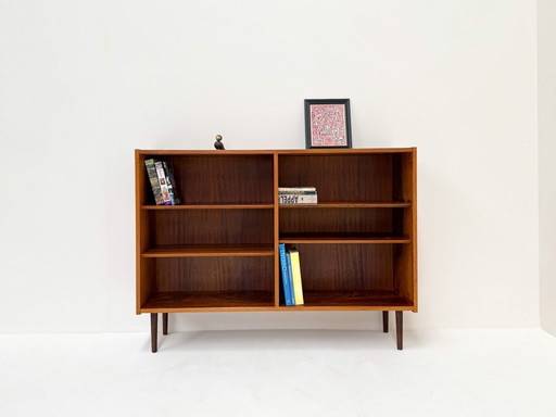 Vintage Danish Rosewood Bookcase – Mid-Century Modern Shelf