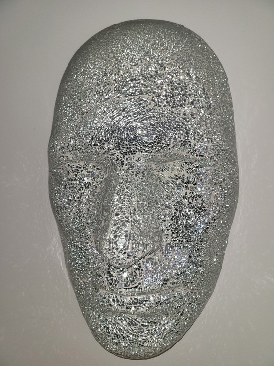 Image 1 of Unique glass sculpture of a man