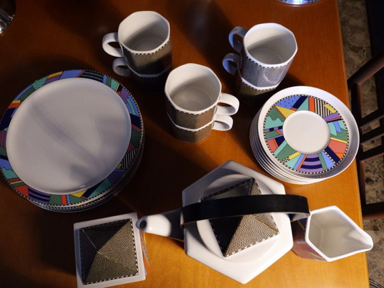 Rosenthal Studio-Line "Scenario Metropol" Tea and Dessert Set for 6, 21 pieces, Crockery, Porcelain (photo 11 of 11)