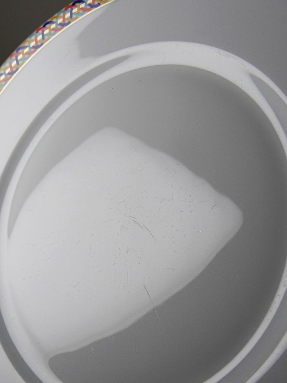 Image 1 of Set of 6 vintage Limoges porcelain dinner plates by CH. Field Haviland