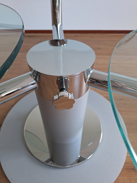 Image 1 of Mesa de salón/café de tres niveles, Italia, alrededor de 1980.