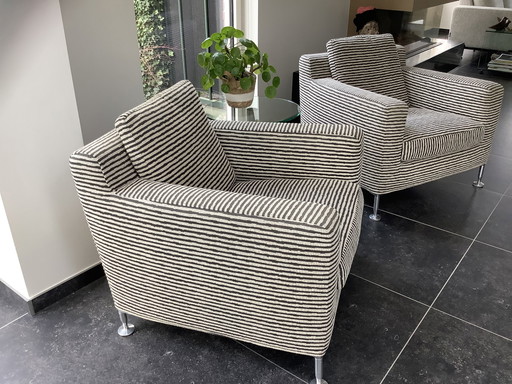 2x B&B italia Harry armchair