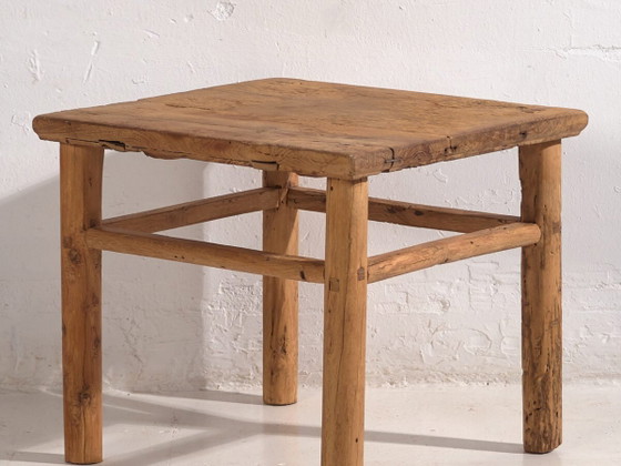 Antiker Massivholz-Couchtisch (ca. 1870) – Couchtische (photo 2 of 10)