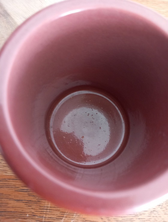 Image 1 of Trio of reactive enamels "Fat Lava" and "Ox Blood" by Marius Giuge