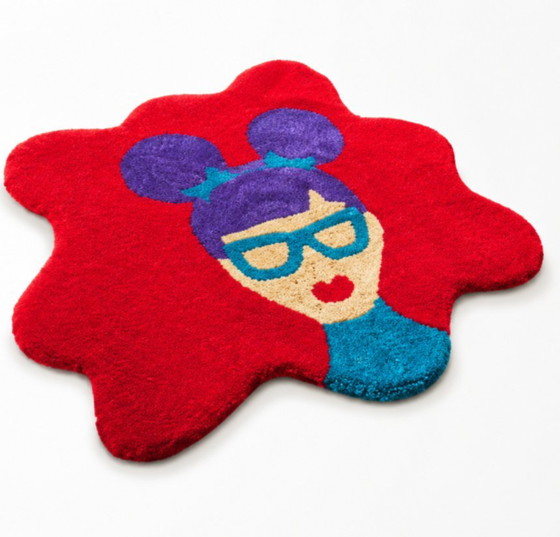Image 1 of Alfombra de arte pop, pieza única, NUEVA