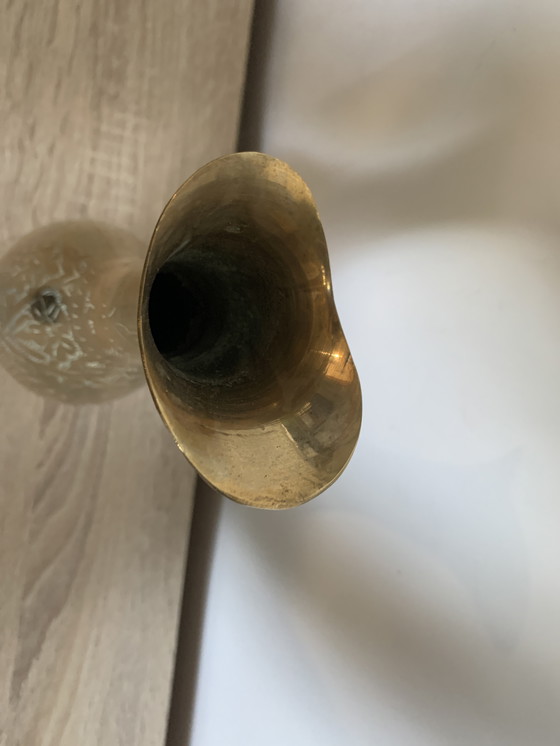 Image 1 of vase en laiton vintage/ancien