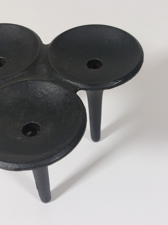 Image 1 of Gietijzeren Deense vintage Christel Christer Holmgren Illums Bolighus uit het midden van de eeuw