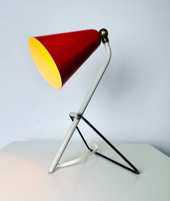 Image 1 of Tischleuchte Modell 625/30 von J.J. Hoogervoorst für Anvia Nederland, Niederlande, 1950er Jahre