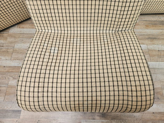 Divano modulare in tessuto a quadri, 1970 – Divani modulari, Tessile (photo 8 of 18)