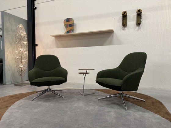 Image 1 of 2 Leolux Lanah Swivel Armchairs De Ploeg Monza