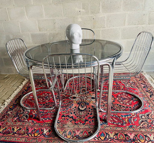 Conjunto vintage de la era espacial