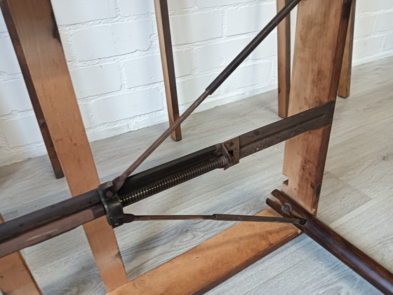Image 1 of Vintage tafel, uitschuifbaar èn verhoogbaar