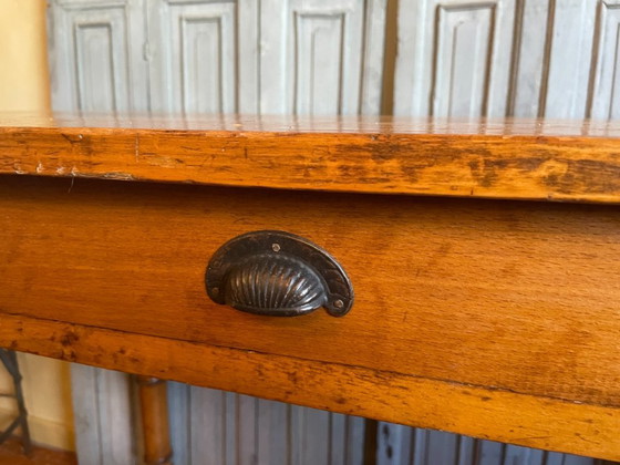 Image 1 of Small table Kitchen table Work table Side table French