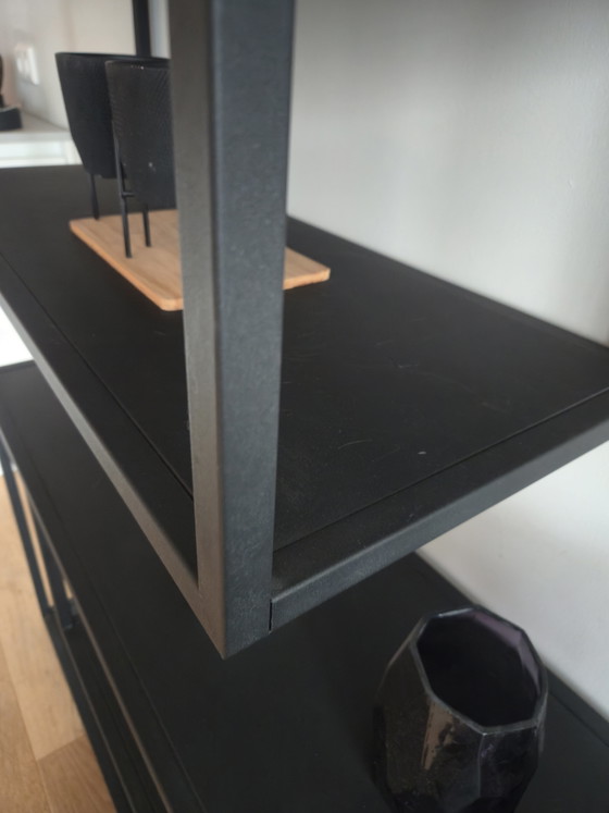 WOOOD Teun XL – Armoire à compartiments, noire – Bibliothèques, Metal (photo 5 of 5)