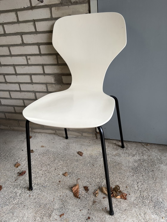 3 Chaises Papillon Vintage Phoenix Made In Danmark – Chaises de salle à manger, Metal, Wood (photo 4 of 6)