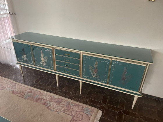 Image 1 of Credenza di lusso italiana di metà secolo – di Umberto Mascagni (anni '50-'60)