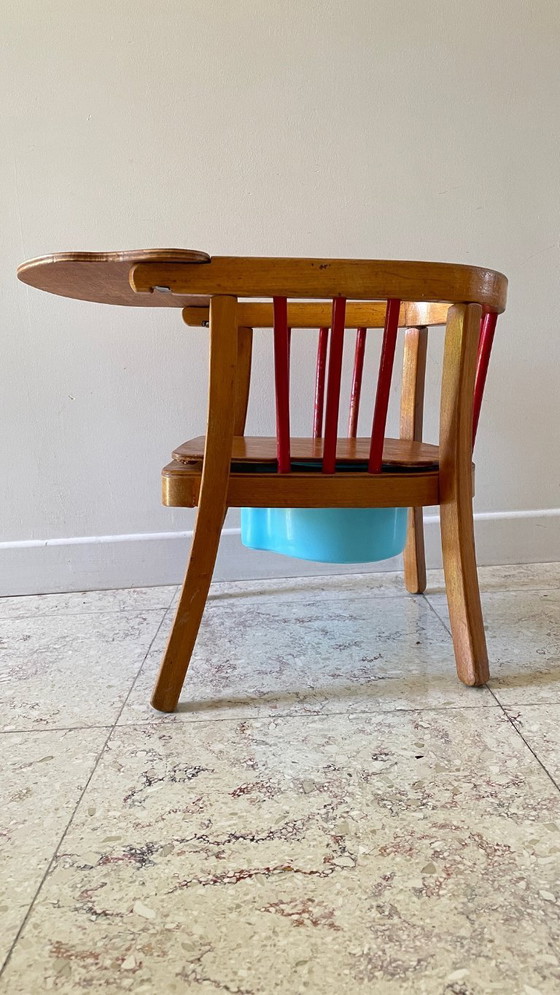 Image 1 of Poltrona per bambini in legno vintage Baumann