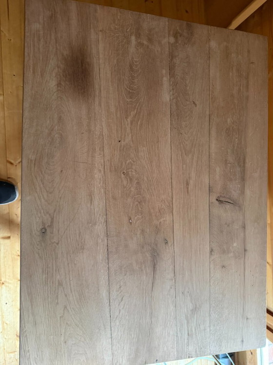 Tisch mit Schublade antik Eiche, Esstische, Holz, Braun (Foto 8 von 14)