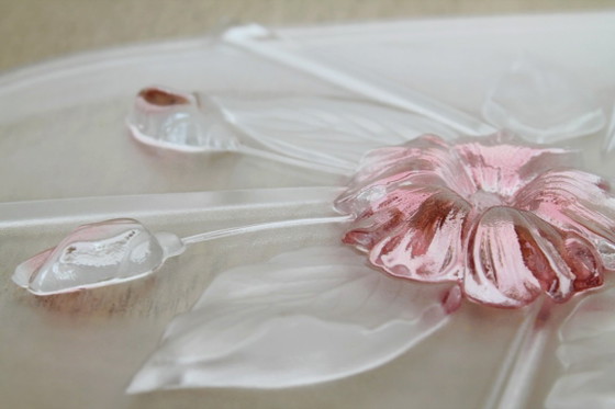 Walther Glas Ovale Servierschale, Rosa Blumen & Satineffekt – Mikasa - Walther Glas, Schalen (photo 8 of 10)