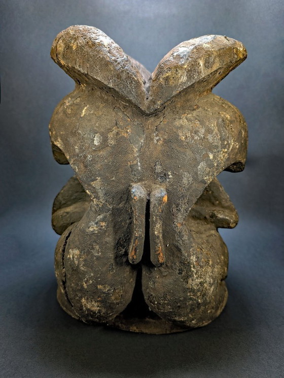 Stemma Janus Bangwa/Bamileke (Troh Night Society) Camerun - 1950 circa – Sculture, Wood (photo 5 of 20)