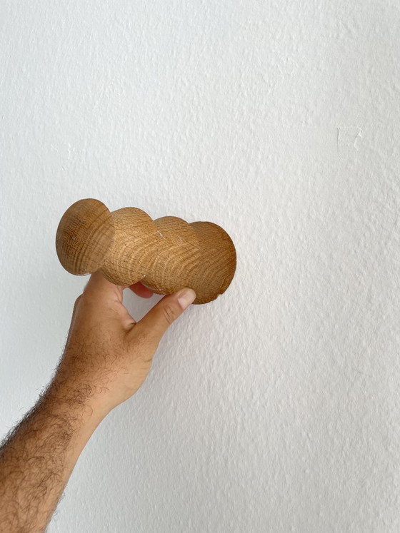 Garderobenhaken Holz Eiche Design, Prototyp Herzog & de Meuron – Kleiderständer (photo 7 of 13)