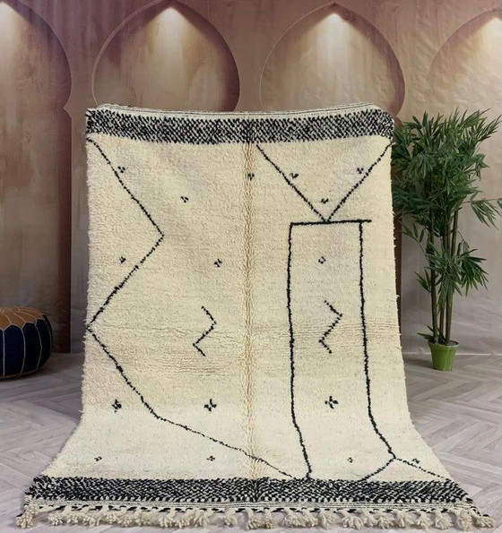 Marokkaans vloerkleed van natuurlijke wol, 250cm x 150cm – Vloerkleden en tapijten (photo 6 of 6)