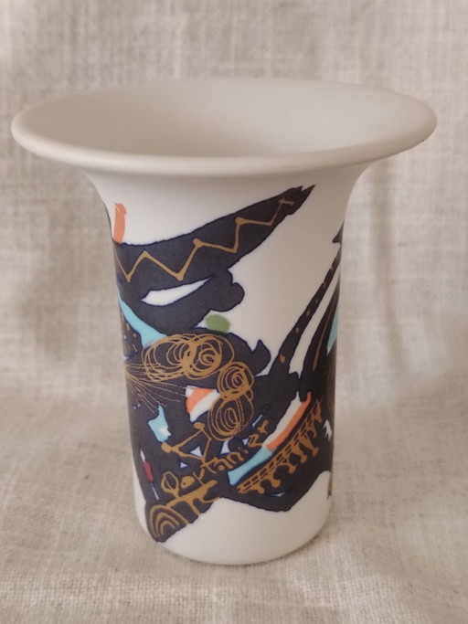 Rosenthal vintage Porcelain Vase Alta Mira 1970s