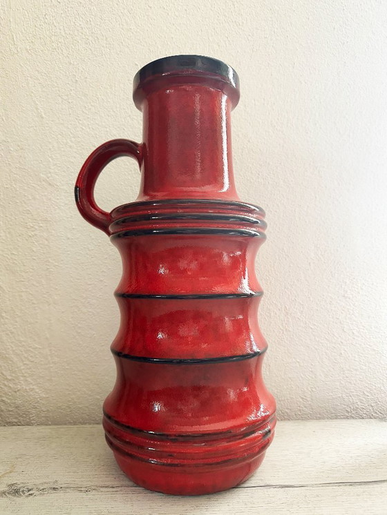 Image 1 of Jarrón de cerámica muy grande de Alemania Occidental. Alemania, años 70