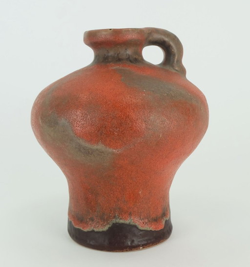Carstens Tönnishof Vase Modell Nr. 0875-18 Gerda Heuckeroth verschiedene Orange- und Brauntöne
