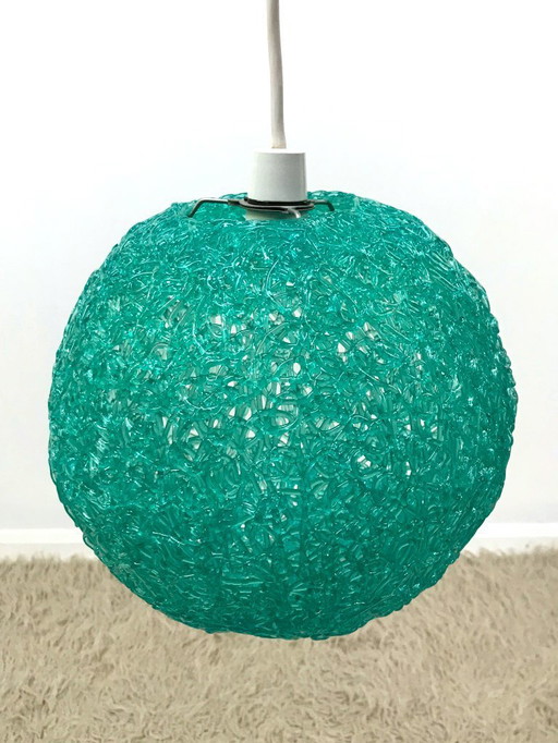 Seltene Original 50er 60er Jahre Lucite Spaghetti Deckenlampe