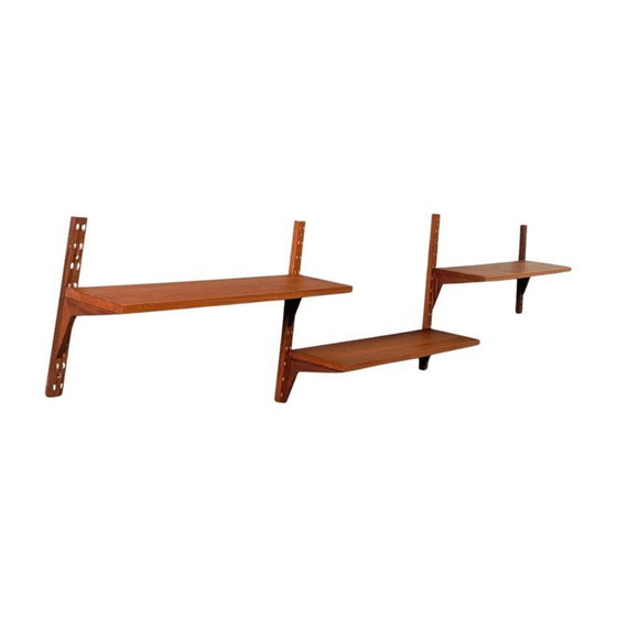 Image 1 of Libreria originale Poul Cadovius del Medioevo Scaffale a muro Cado Teak