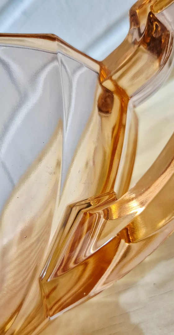 Image 1 of Centrotavola in vetro Art Déco Rosalin - Design geometrico