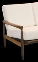 Erik Wørts for Ikea Kolding sofa vintage reupholstered