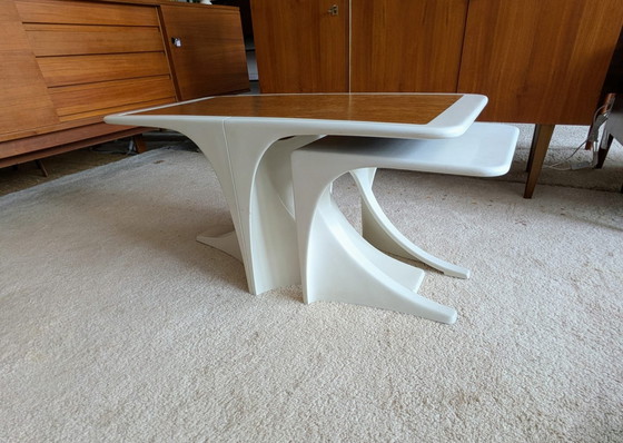Image 1 of Vintage, Space Age mimiset, nesting tables '70