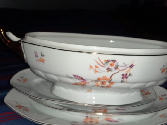 Image 1 of Service de table en porcelaine allemande, 124 pièces. Début des années 1900.
