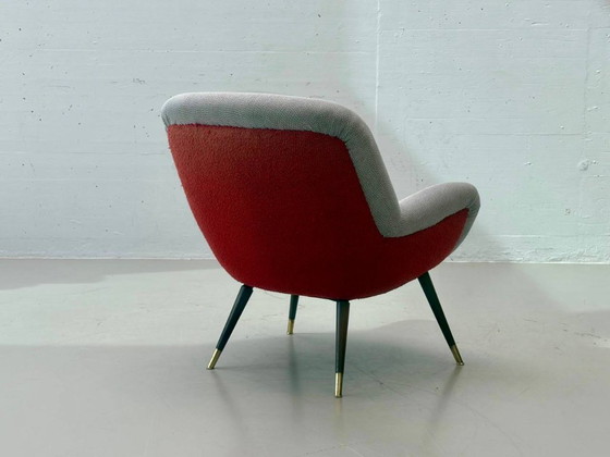 Poltrona Vintage Mid-Century Anni '50 – Poltrone, Textile (photo 11 of 11)