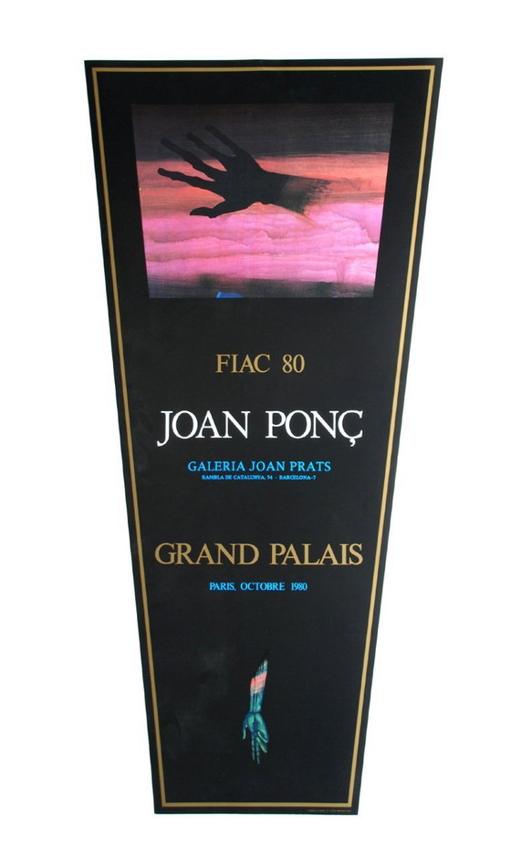 Image 1 of Ponc, Joan - FIAC 80 - Grand Palais - 1980 - tentoonstellingsposter