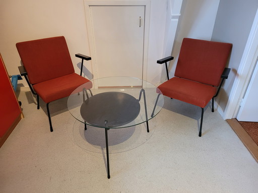 Seat Consisting Of A Table And Two Chairs