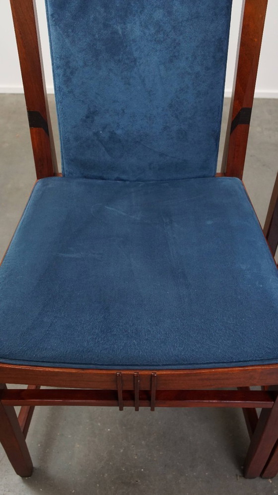 Image 1 of 4x  Art Deco eetkamerstoel van Schuitema uit de Decoforma serie