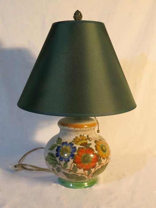 Vintage Plate Lamp