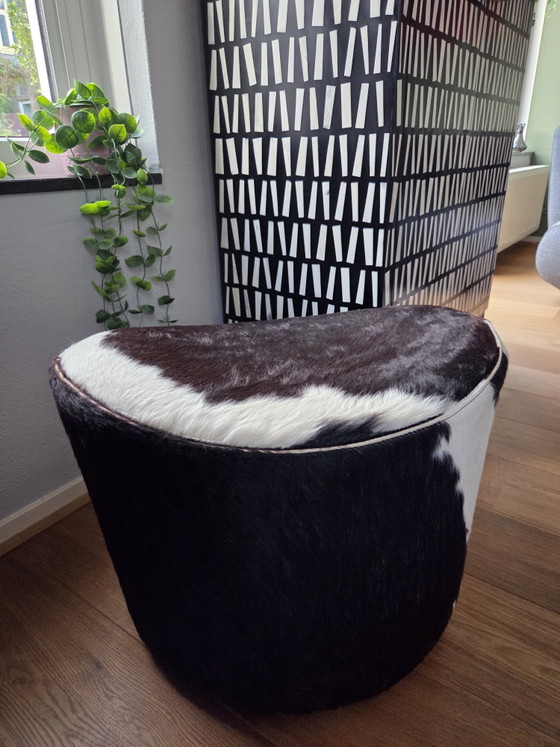 Ikea Stockholm Cowhide Pouf/Ottoman/Footstool – Footstools & poufs, Leather (photo 4 of 7)
