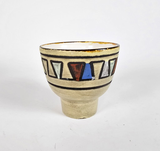 Ceramano Ceramics - modèle méandre - design Hans Welling - Allemagne de l'Ouest - céramique - années 60