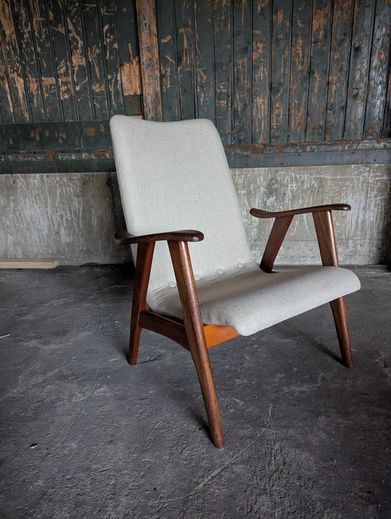 Image 1 of Vintage teak lounge stoel- Louis van Teeffelen/ Webe- 1960