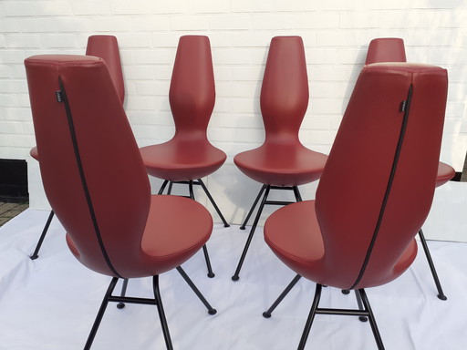 6x Vintage Stokke 'Date' Chairs , Design Olav Aldoy , Sweden 1990'S